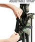 PORTAL Extra Large Quick Folding Tripod Stool with Backrest, Fishing Camping Chair with Carry Strap