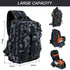 Night Cat Fishing Tackle Backpack, Fly Fishing Sling Bag with Rod Holder and Storage
