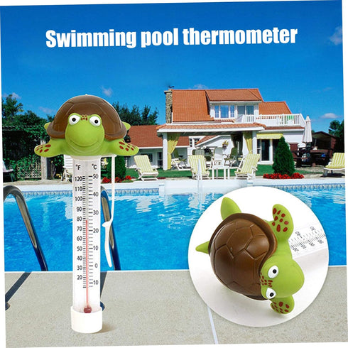 Cndiyald Floating Pool Thermometer with Cute Turtle Design, Baby Bathtub & Aquarium Temperature Gauge