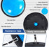 Honoson Set, Half Ball Trainer Yoga Ball with Resistant Band Foot Pump Half Exercise with Fitness Elastic Belt Hedgehog