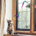 Cat Wand Interactive Toy, 5 Sets Colorful Fabric Ribbon Sticks for Indoor Play, Pet Toys for Kittens