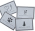 Groomers Margins 16 Pet Sympathy Cards with Envelopes, Dog Sympathy Cards for Pet Loss