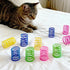 30 Pack AGYM Cat Toys for Indoor Cats, Interactive Cat Spring Toys, Durable Colorful Plastic Spiral Springs for Kitten