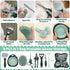 LAMLENT 8-in-1 Trimming Set, Pet Grooming Kit for Dogs & Cats - Includes Slicker Brush, Nail Clippers, Comb, Scissors
