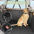 400lbs, Hammock Dog Car Seat Cover for Back Seat, Hard Bottom Back Seat Extender Supports Waterproof Rear Seat Pet