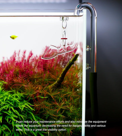 Aquatic Lily Pipe for Fish Tank Canister Filter, Unique Outflow Surface Skimmer for Rimless Aquariums