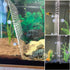 Fish Tank Divider Kit - Acrylic Aquarium Divider with 8 Suction Cups - Transparent Plate 9.8 * 11.8inch (25 * 30cm)