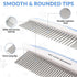Metal Dog Comb - Grooming Matting Comb, Doodle Brush, Dematting Tools for Dogs, 2 Pack