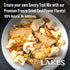 2-pack 0.8 (1.6 Thousand Lakes Freeze Dried Vegetables - Cauliflower Florets and Stems ounces ounces total) | No Salt