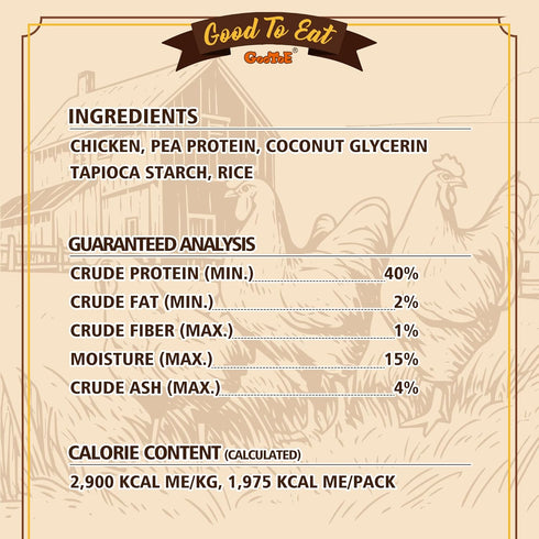 1.5 lb Gootoe Dog Treats, Chicken Jerky for Dogs - Premium Dog Training Treats; High-Protein, Gluten-Free