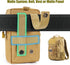 Tactical Molle Pouch, Cell Phone Holster, Small Utility EDC Pouch Gadget Organizer Bag