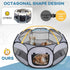 Generic Pig/Hamster/Chinchillas Soft Breathable Small Animal Playpen with Zipper Cover - Portable Rabbit/Bunny Pen