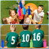 Tessco 20 Pcs 18 oz Kids Water Bottle Bulk - Plastic Sports Bottles, Squeeze Reusable Water Bottle Party Favors for