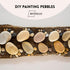 6 Pound Pebbles, 1-3cm Pea Gravel River Rocks for Indoor Plants and Fish Tank Aquariums