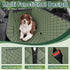 Hammock NECKORY Waterproof Dog Car Seat Cover for Back Seat - Durable, Scratch Proof Pet with Nonslip Design & Storage