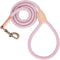 Mile High Life Reflective Dog Leash, Strong Nylon Heavy Duty Training Leash for Small Medium Large Dogs with Leather