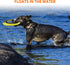 SKIPDAWG Interactive Dog Tug Toy, Dog Flying Disc Water Toy, Non-Toxic Light TPR/Nylon Fabric, 9 Inches Diameter