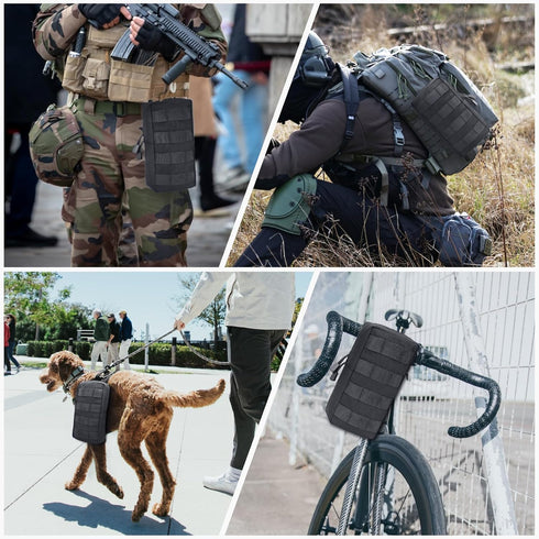 Tactical Cigarette Pouch TRIWONDER Molle Small Military Bag with Battery Cigarette Case and Lighter Slot