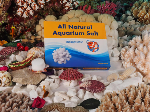 Premium Aquarium Salt Tablets for Freshwater Water Treatments, Essential Supplies (20 Tablets)