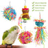 YUEPET 4 Pack Bird Shredder Toys - Small Parrot Chewing Toys for Parakeets, Parrotlets, Lovebirds, Cockatiels