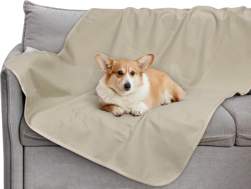 Kritter Planet Waterproof Cooling Dog Mat, Soft Lightweight Cooling Pet Blanket for Summer, Reversible Furniture Cover,