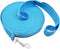 SALO Nylon Training Dog Leash, 20ft Sky Blue, 1 Inch Wide for Small Medium Large Dogs, Obedience Training