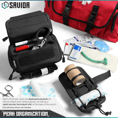 Backpack/Belt Savior Equipment IFAK Buddy Tactical First-Aid Kit Rip Away MOLLE Pouch Emergency EMT Utility