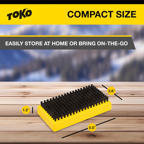 TOKO Ski Snowboard Tuning Brush for Base Maintenance