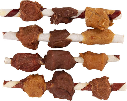 Good'n'Fun Triple Flavored Rawhide Kabobs for Dogs, 24 oz | 36 count (P-94187) - 2 PACK