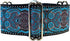 Martingale Dog Collar and Leash Set 2" Wide for Greyhound Saluki Whippet and Similar Breeds (11"-14")