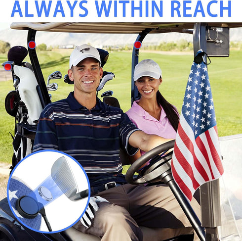 Magnetic Golf Towels for Bags, Funny Towels for Men & Women, Strong Hold Magnet for Carts or Clubs