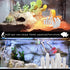 Large Skull Fish Tank Decorations - Dinosaur Bones Snake Hideout Cave Ornament for Reptiles, Terrarium, Aquarium