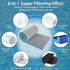 Aquarium Filter Media, Upgraded 8-Layer Sponge Pad for Fish Tank & Pond, Reusable & Washable Filter Floss (11.8” x
