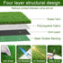 THREE ORANGES 2-Pack 14x18 Washable Artificial Grass Pads for Dogs, in Reusable Turf Mats, Realistic Grass for Indoor