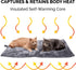 Furhaven ThermaNAP Self-Warming Cat Bed, Washable Quilted Faux Fur Reflective Bed Mat for Indoor Cats & Dogs, Gray,