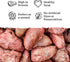 7 Dr. Harvey's Chicken Hearts Freeze Dried Training Cat Treats with Real Chicken Hearts for Cats, Ounces