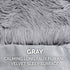 Furhaven Waterproof Throw Blanket for Dogs & Indoor Cats, Washable Shaggy Plush Calming Long Faux Fur Blanket (Gray,