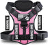 Demigreat Service Dog Harness, Reflective Vest with 5 PCS Patches, Adjustable Soft Oxford Harness for Easy Control