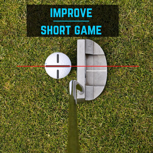 Golf Ball Line Marker Tool, Putting Alignment Marking Tool, Easy to Carry Golf Accessories, 2 Pack