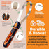 GoPets Deshedding Blade Rake, Adjustable Professional Dematting Grooming Tool for Cats & Dogs