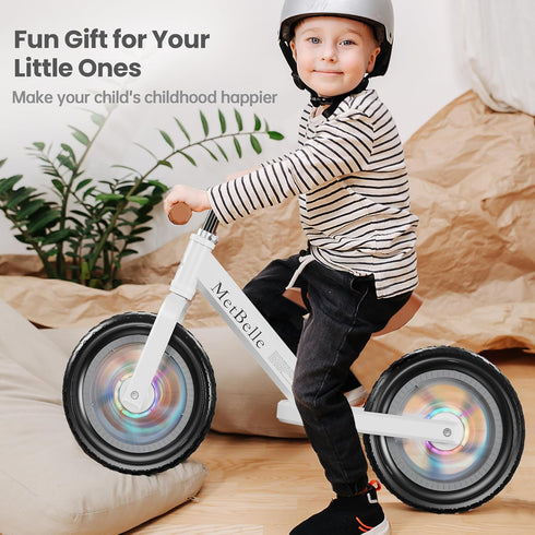 1-3 Old,12" 2-5 2-3 MetBelle Toddler Balance Bike Year No Pedal Kids Indoor Outdoor Toy Bike Years Old with Tool-Free