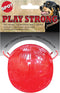 SPOT Play Strong Ball, Durable TPR Dog Toy for Aggressive Chewers, 3.25 inch, Hollow Center for Treats