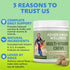120 Asher House Wellness Dog Multivitamin Chews - Dog Vitamins and Supplements, Soft Chew for Pet Dogs with Probiotics
