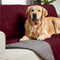 Gorilla Grip 100% Waterproof Dog Blanket, Tear & Slip Resistant Pet Friendly Throw for Small Pets, 30x70 Burgundy