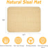 2Pcs (15.7x11.8 Bunny Scratch Pads, Sisal Rabbit Scratching Pad,Natural Cat Resting Mats for Cages,Guinea Pig Bed