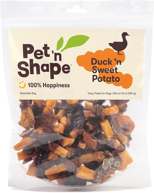 Pet 'n Shape Sweet Potato Chews Jerky Dog Treats, 16 Ounce