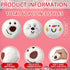 Syhood 60 Pcs Christmas Snowball Dog Toys - Plush Snowballs for Dogs - Indoor Outdoor Santa Elk Gifts for Small and