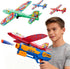 JOYIN LED Foam Glider Airplane Launcher Set, Included Light-Up Flying Planes and