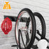 Ultrawall Bike Rack, Garage Wall Mount for 2 Bicycles and 1 Helmet, Heavy Duty Storage Holds Up to 100lbs