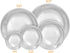 Fuzzy Puppy Heavy-Duty Stainless Steel Food & Water Bowl for Cats & Dogs, Silver, 3 Quart